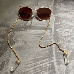 Quartz crystal festival sunglasses